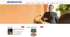 Desktop Screenshot of amitabhmattoo.com